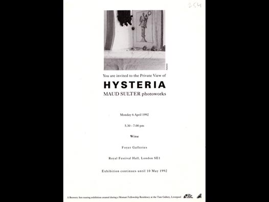 image of Hysteria | Maud Sulter Photoworks