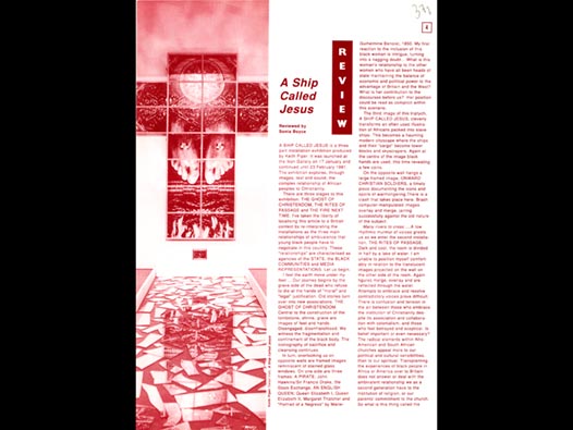 image of A Ship Called Jesus - Reviewed by Sonia Boyce