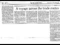 click to show details of A voyage across the trade routes