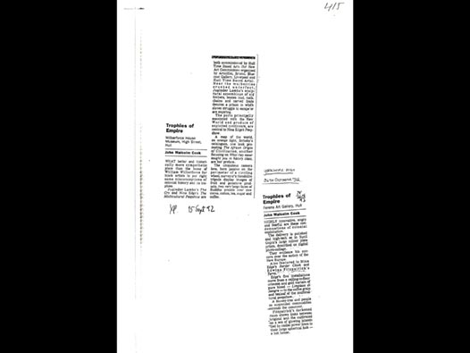 image of Trophies of Empire - 2 reviews