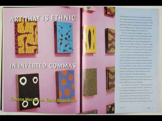 image of Art that is ethnic in inverted commas