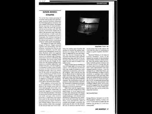 image of Sutapa Biswas | Synapse - Art Monthly review