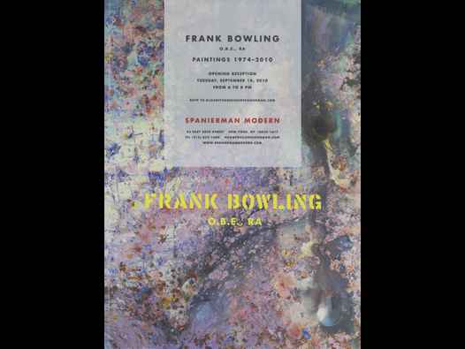 image of Frank Bowling O.B.E., RA, Spanierman Modern, invitation (2010)